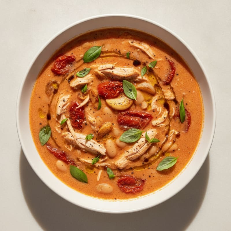 Roasted Tomato Basil Soup