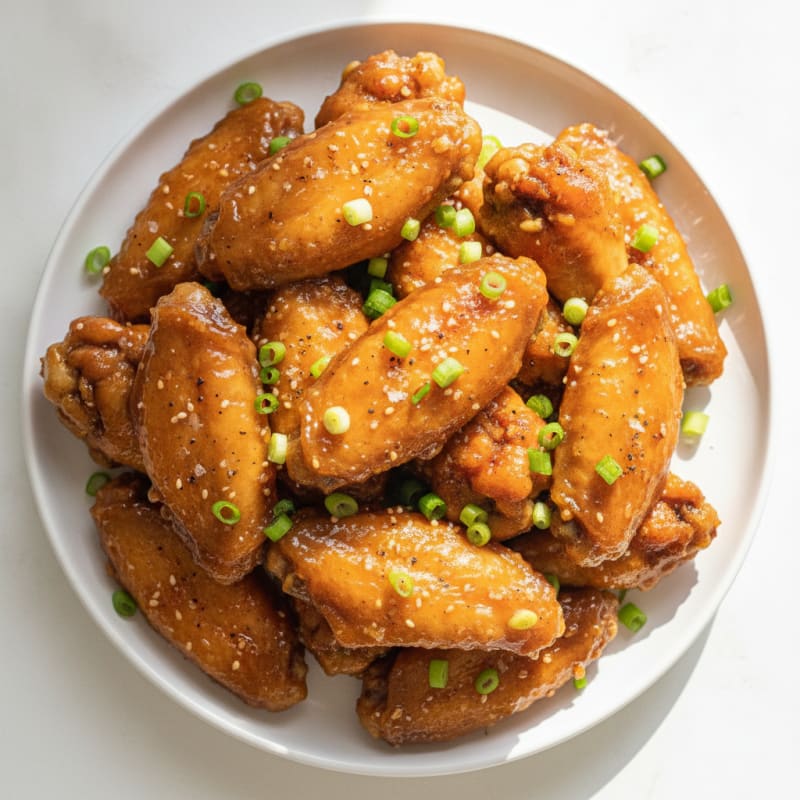 Honey-Garlic Glazed Chicken Wings