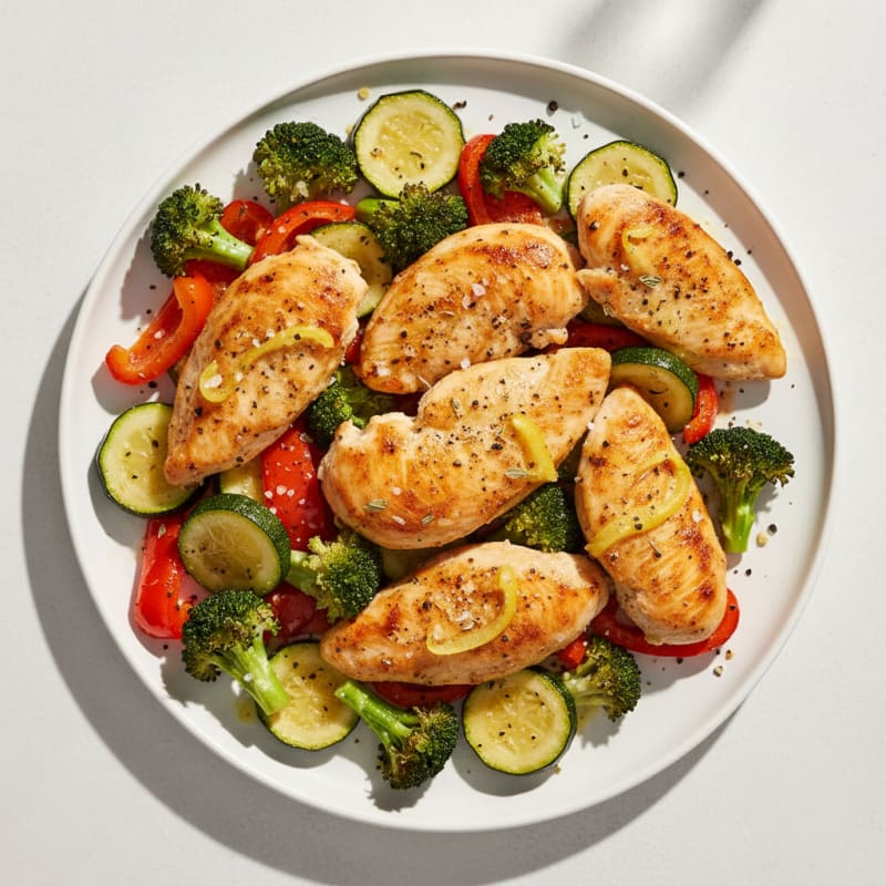 Sheet Pan Lemon Herb Chicken and Veggies