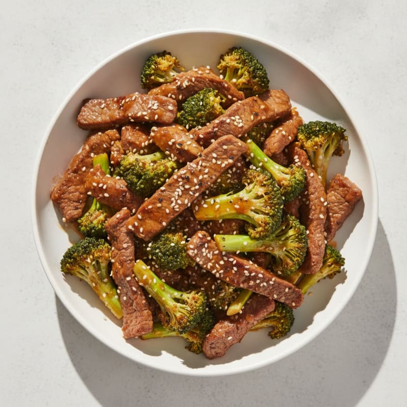 Sesame Beef and Broccoli Stir-Fry