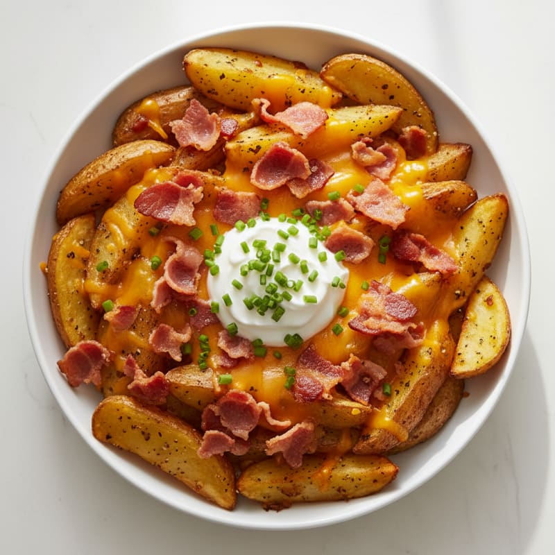 Crispy Bacon Cheddar Fries