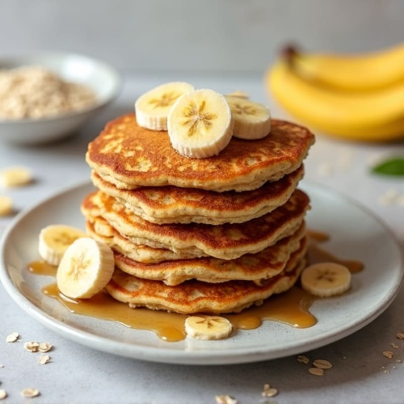 Protein-Packed Banana Oat Pancakes