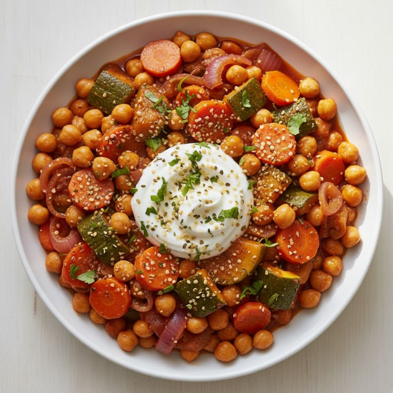 Hearty Chickpea and Vegetable Tagine