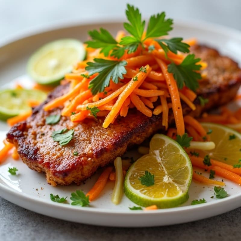 Crispy Slow Cooked Pork Carnitas with Fresh Citrus Slaw