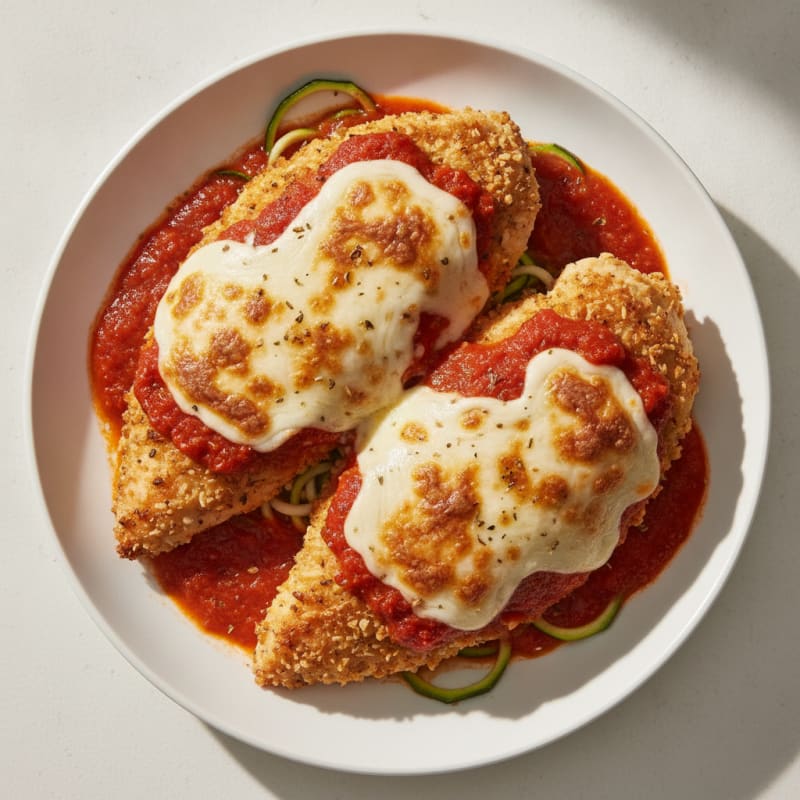 Parmesan Chicken with Marinara and Mozzarella
