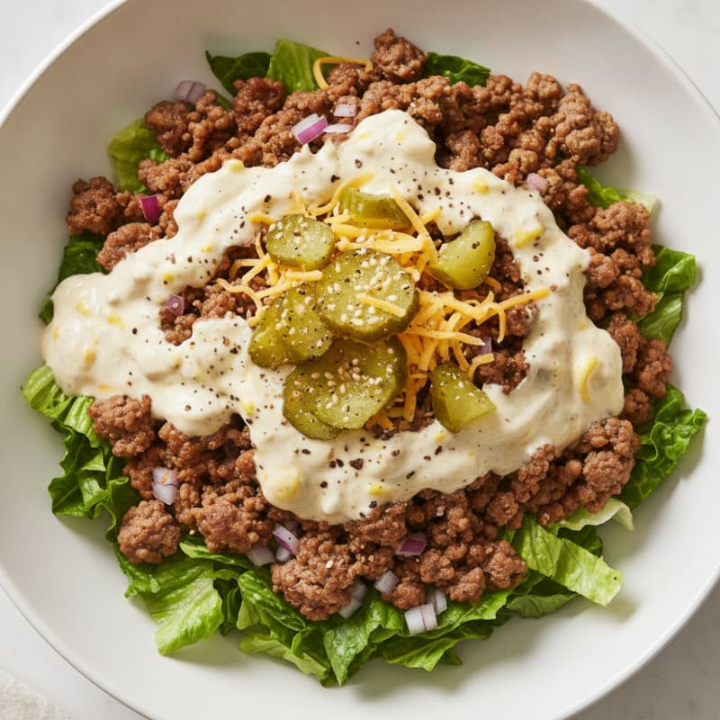 Big Mac Protein Bowl