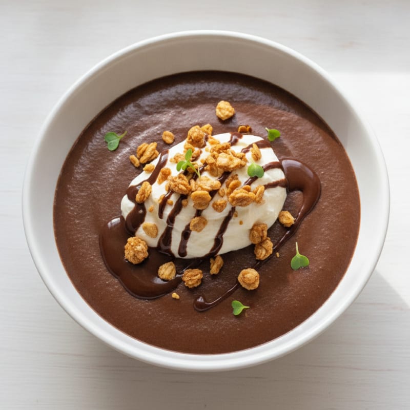 Silky Chocolate Protein Pudding