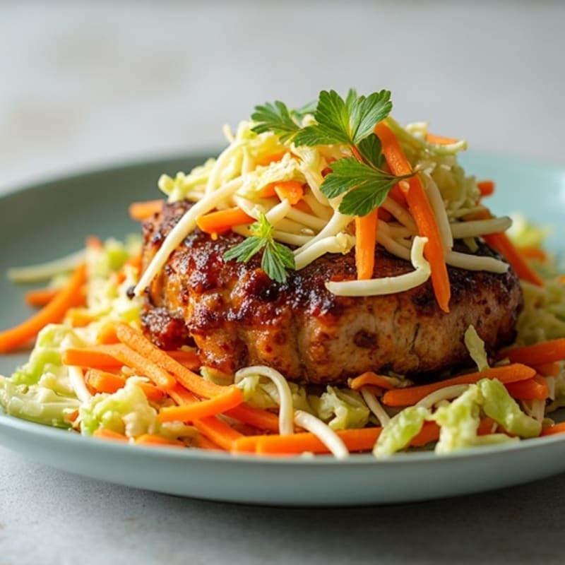 Citrus-Garlic Pulled Pork with Fresh Slaw