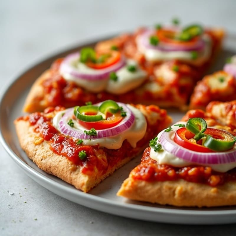 Crispy BBQ Chicken Flatbread Pizza