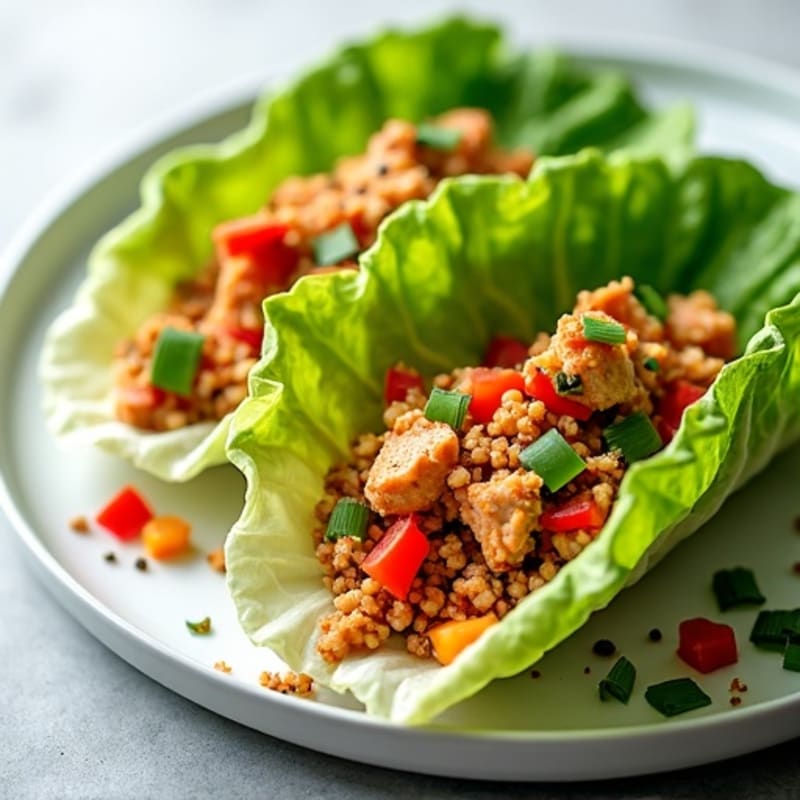 Spicy Tuna Crispy Lettuce Wraps