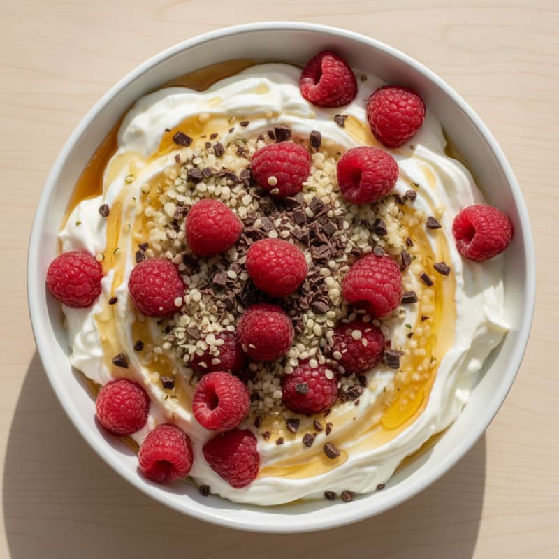 Silky Protein Yogurt with Fresh Berries