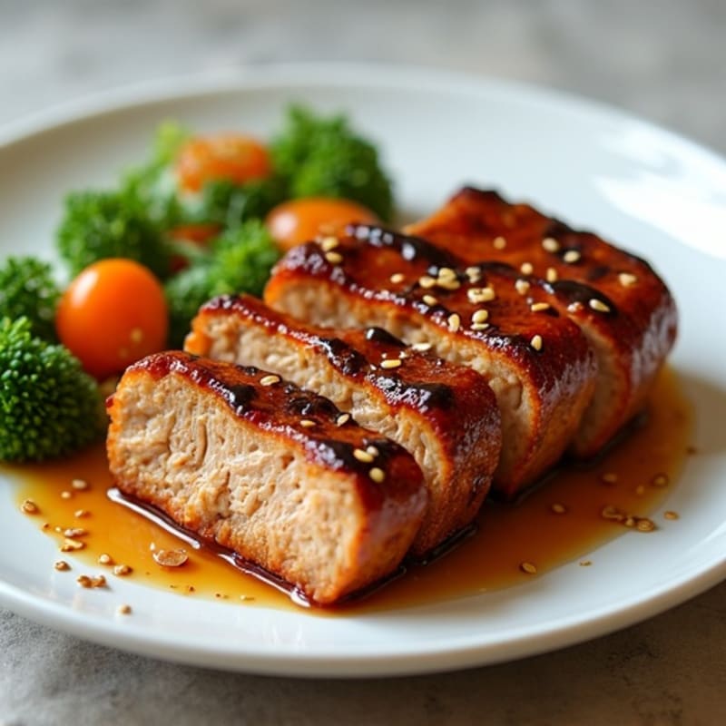 Roasted Pork Tenderloin with Sticky Sweet and Savory Glaze