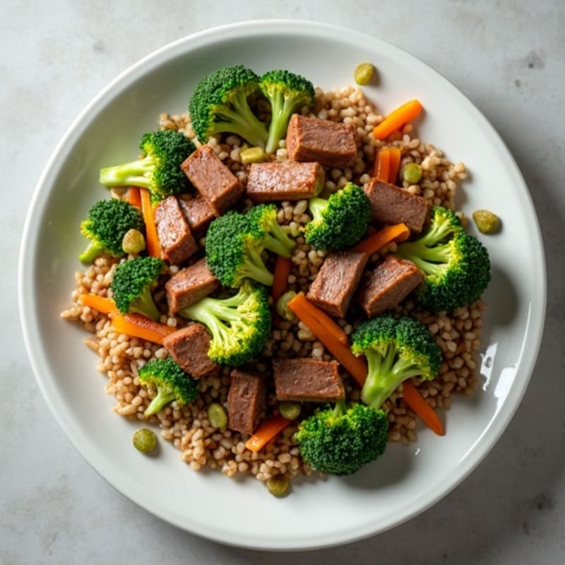 Savory Beef and Broccoli Stir-Fry with Brown Rice