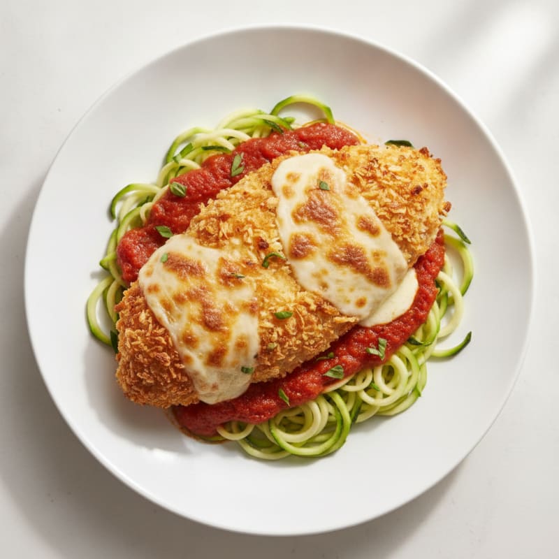 Crispy Chicken Parmesan with Marinara