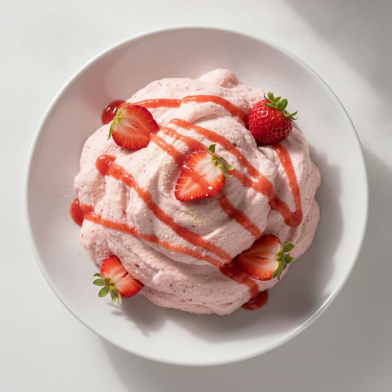 Strawberry Protein Mousse