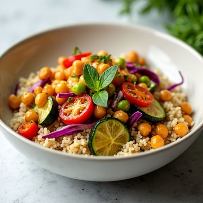 Roasted Rainbow Power Bowl with Quinoa