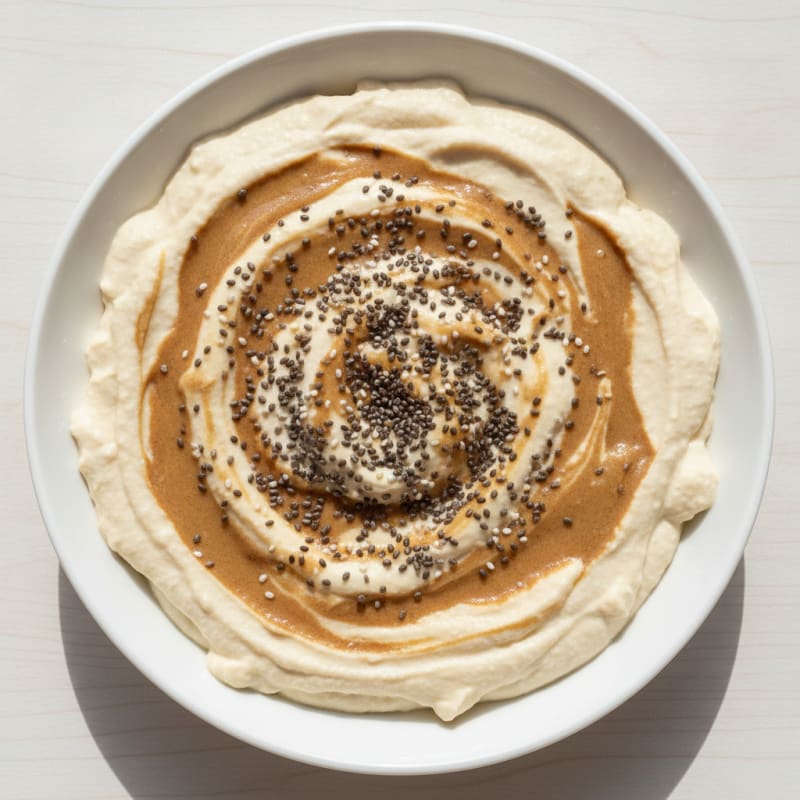Creamy Vegan Protein Pudding with Almond Butter and Chia