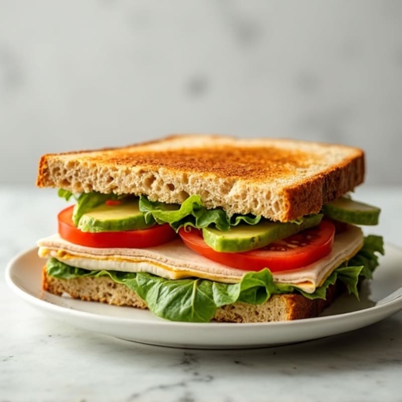 Lean Turkey Club Sandwich