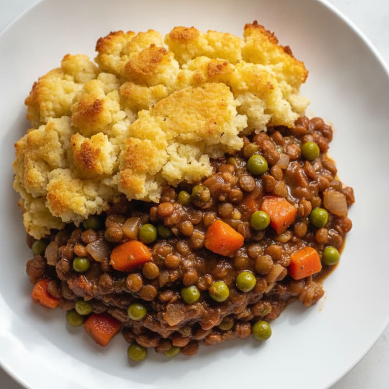 Hearty Lentil and Vegetable Shepherd's Pie