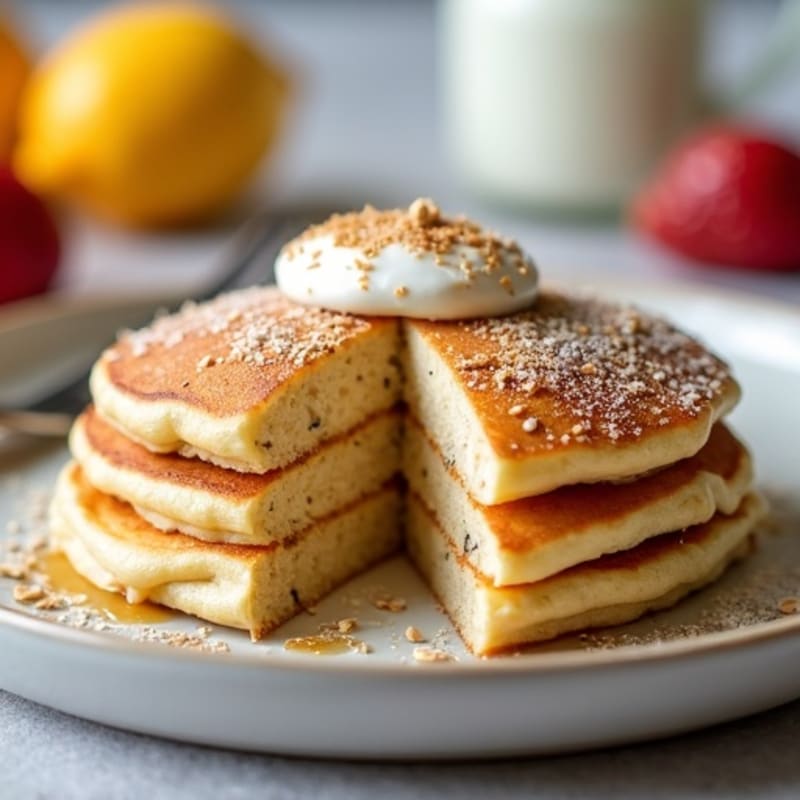 Fluffy Greek Yogurt Protein Pancakes