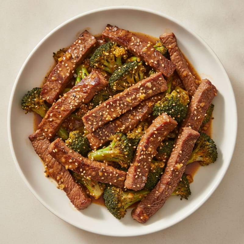 Sesame Beef and Broccoli Stir-Fry