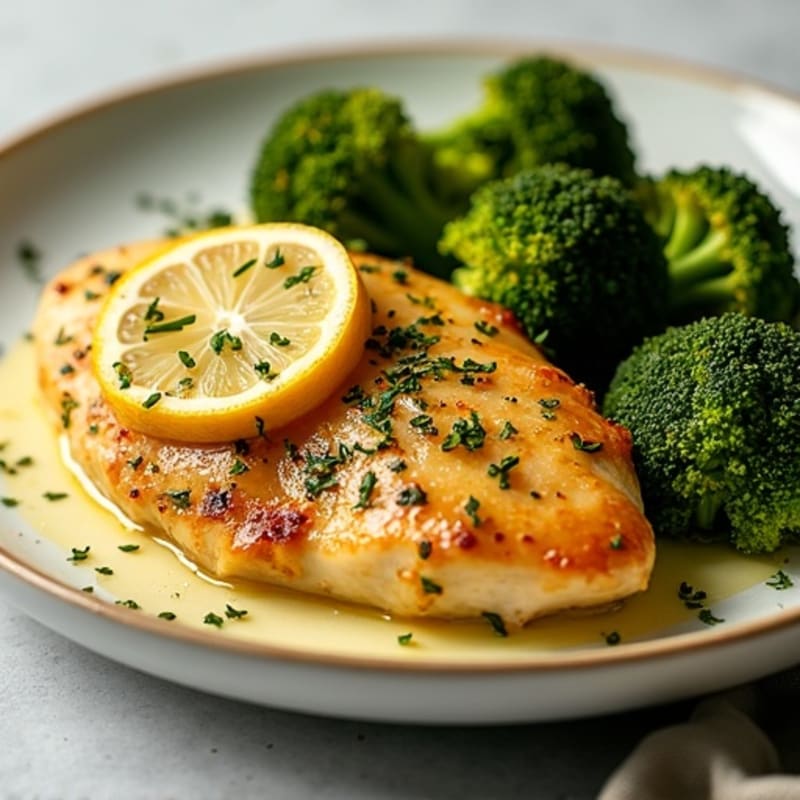 Sheet Pan Lemon Herb Chicken with Crispy Roasted Broccoli