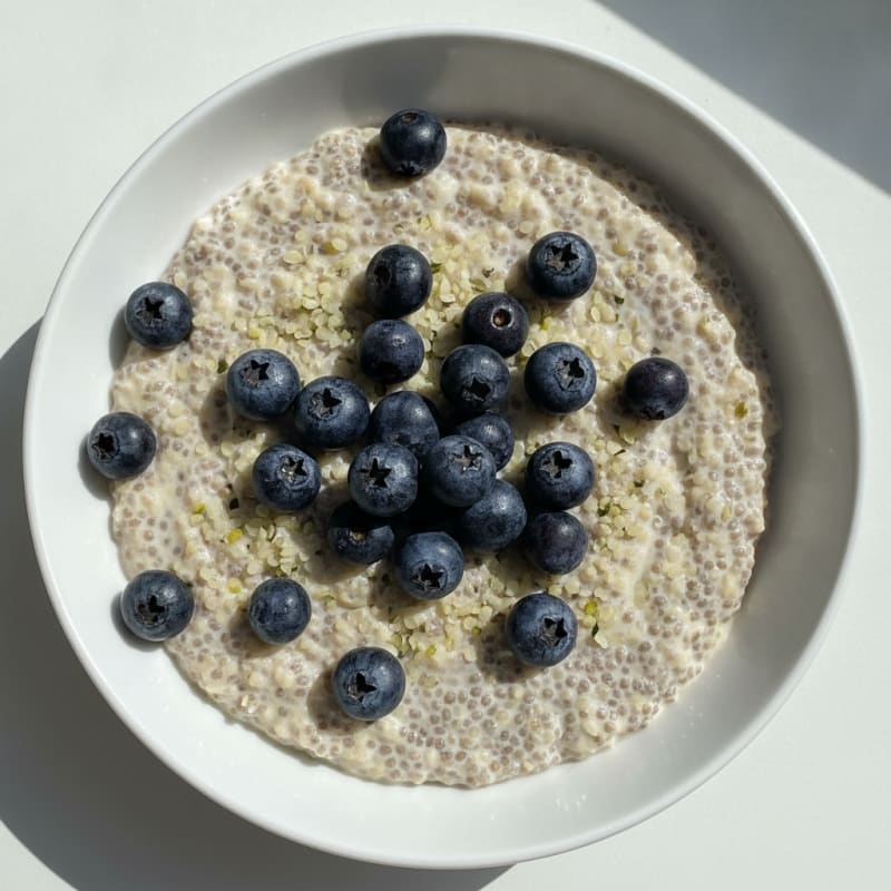 Berry Almond Chia Seed Pudding
