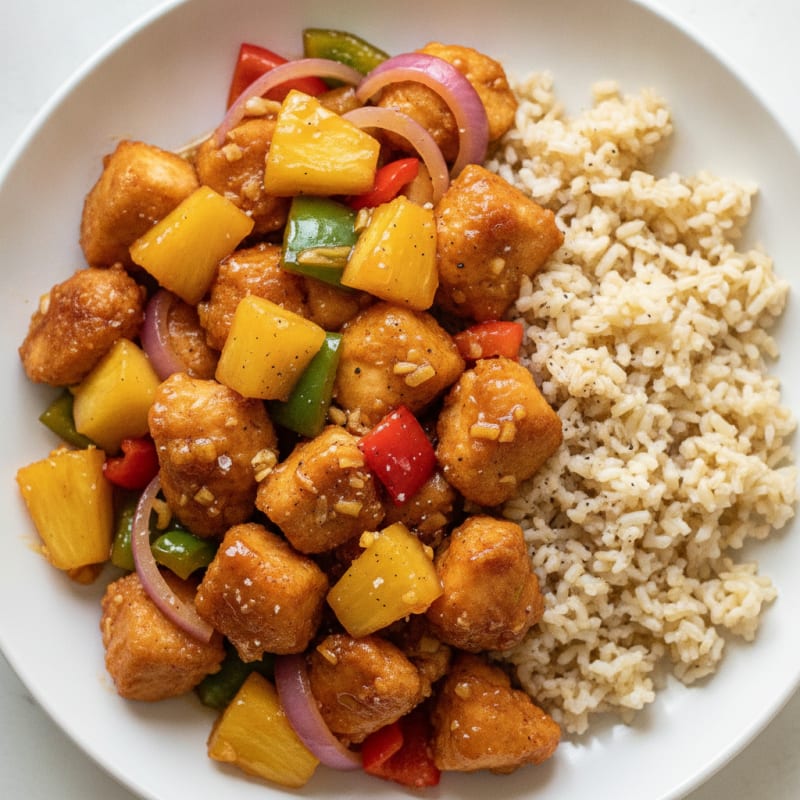 Sweet and Sour Chicken with Pineapple