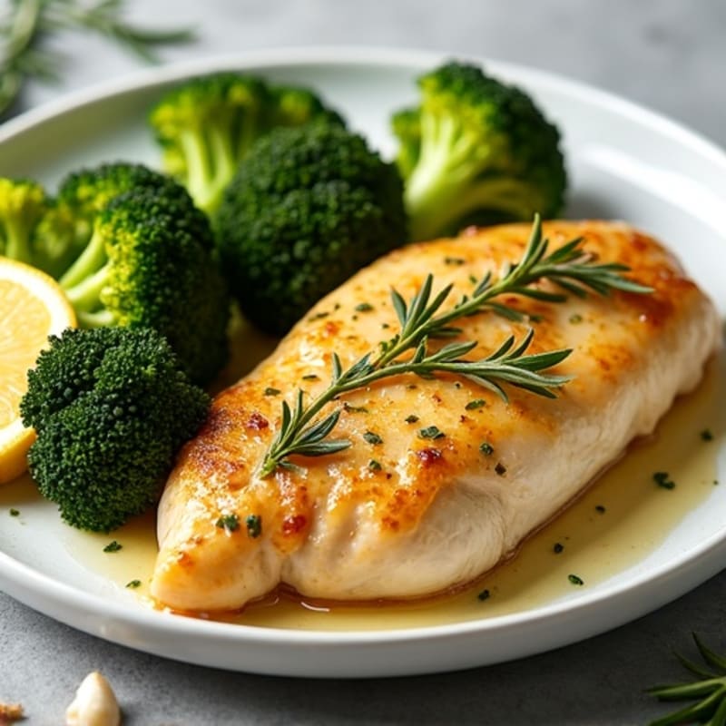 Sheet Pan Lemon Herb Chicken with Roasted Broccoli