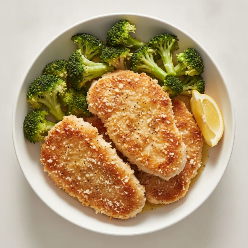 Parmesan-Crusted Chicken Cutlets