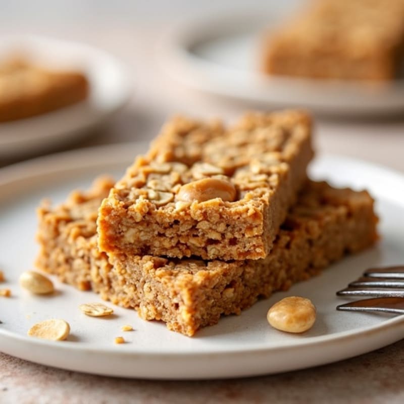 No-Bake Chewy Peanut Butter Protein Bars