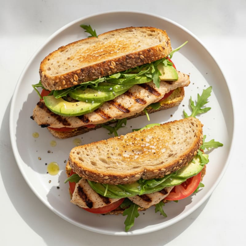 Grilled Chicken and Avocado Sandwich