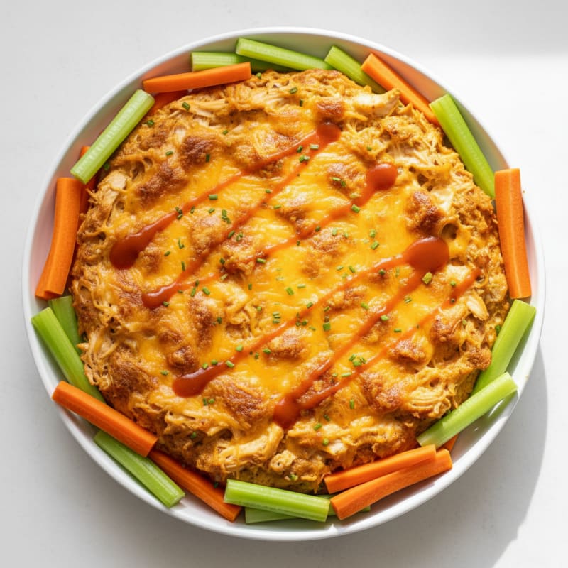 Buffalo Chicken Baked Dip