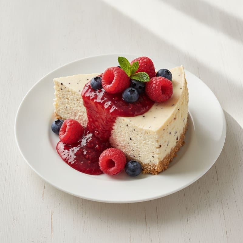 Cottage Cheese Vanilla Bean Cheesecake