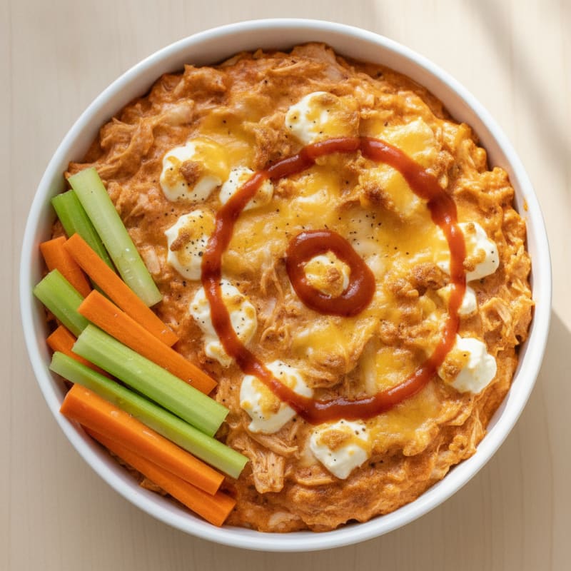 Buffalo Chicken Dip with Cream Cheese