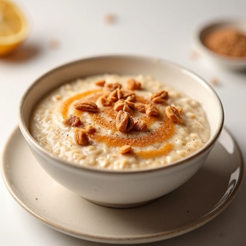 Creamy Cinnamon Swirl Protein Oatmeal