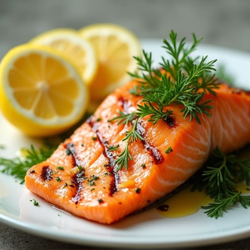 Lemon Herb Grilled Salmon