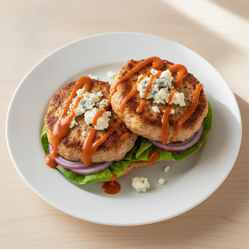 Buffalo Blue Cheese Burgers