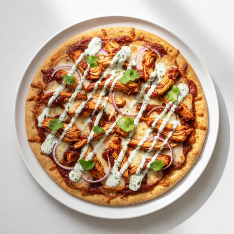 Crispy BBQ Ranch Chicken Pizza