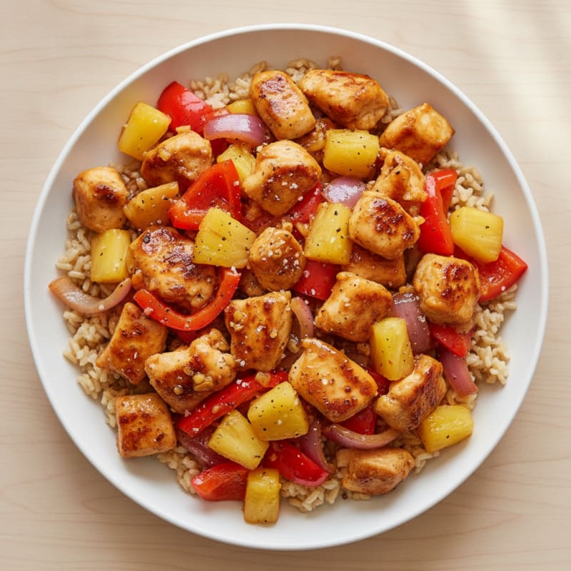 Sweet and Sour Chicken with Pineapple
