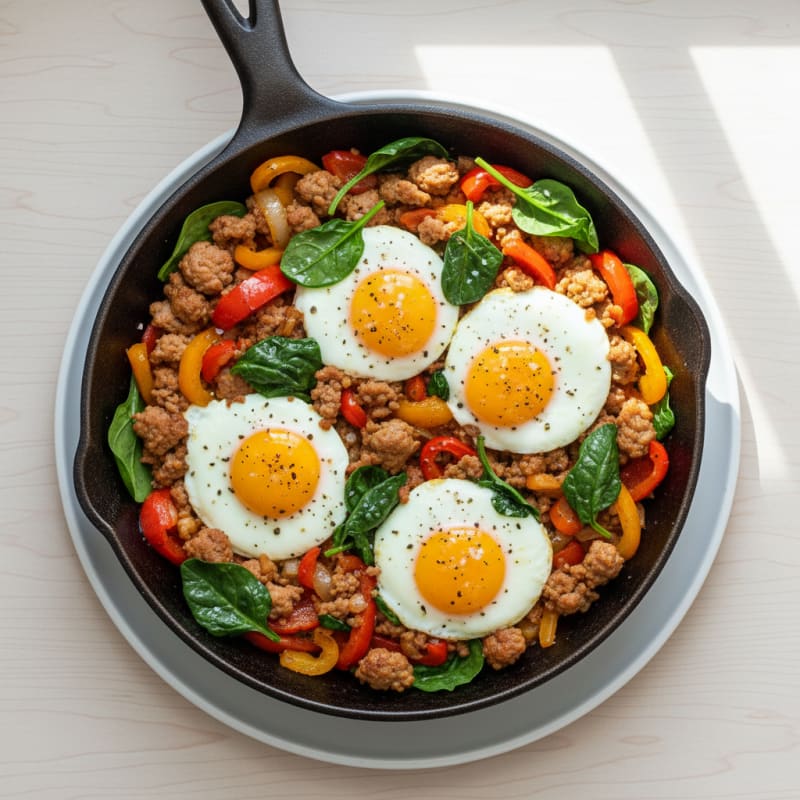 Hearty Sausage and Egg Breakfast Skillet