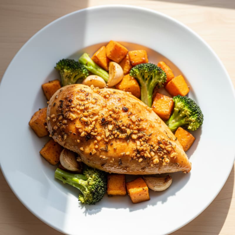 Garlic Herb Roasted Chicken