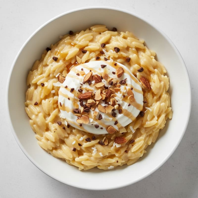Protein Pasta Pudding with Greek Yogurt