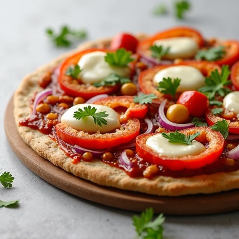 High-Protein BBQ Chicken Pizza