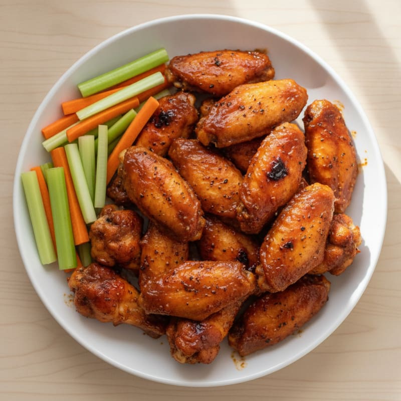 Spicy BBQ Chicken Wings