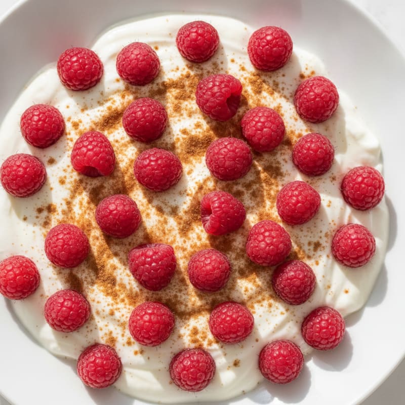 Silky Greek Yogurt with Vanilla Protein and Fresh Berries