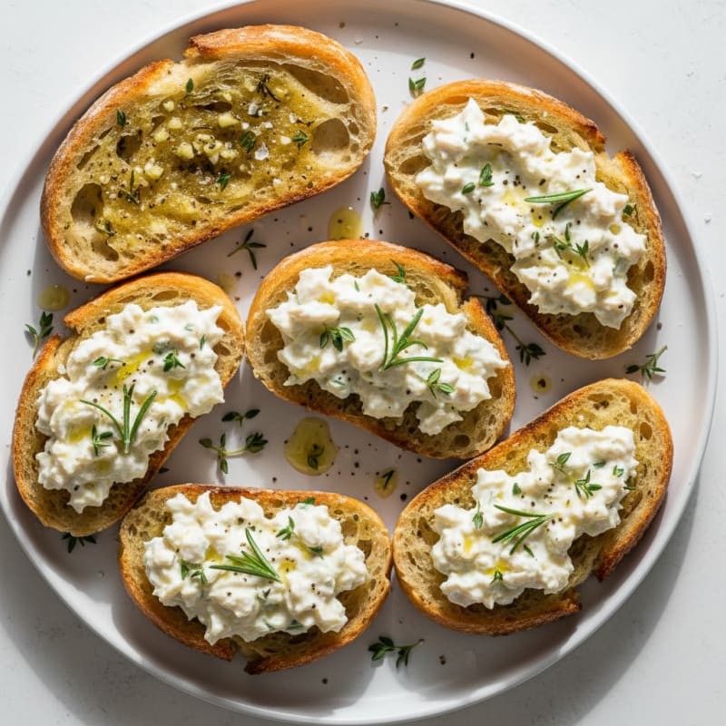 Golden Garlic Herb Roasted Bread