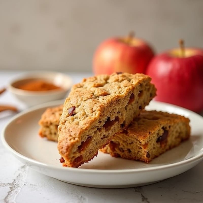 Fresh Apple Cinnamon Oat Breakfast Scones