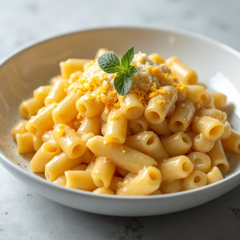 Creamy High-Protein Macaroni with Cheesy Cauliflower Sauce
