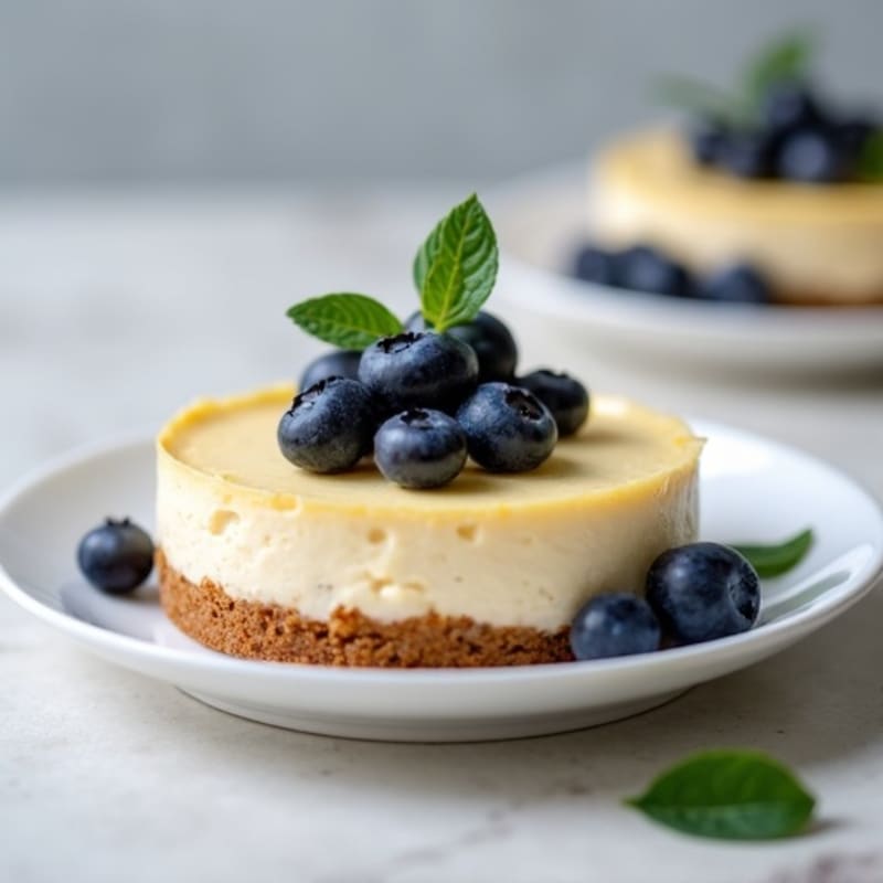 Creamy Greek Yogurt Protein Cheesecake